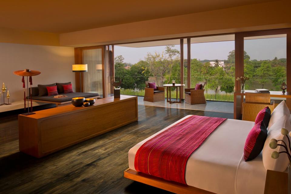 Interior of the Kasara River View Suite at Anantara Chiang Mai Resort