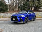 <p>The 2023 Lexus NX 350 F Sport AWD has many unique features that set it apart, including a distinctive front-end design, 20-inch wheels, and blacked-out trim. The blue paint pops out amongst a sea of gray, while sleek, angry-looking headlights illuminate the road ahead.</p><p>Inside, you'll find great-looking seats with good comfort and plenty of lateral support. There's also a revamped interior with modern appointments, like a giant 14-inch touchscreen and a fully digital gauge cluster. We're big fans of the leg room and leather quality. </p>