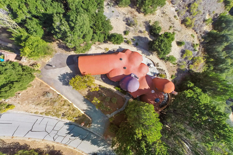 The Flintstone House in Hillsborough