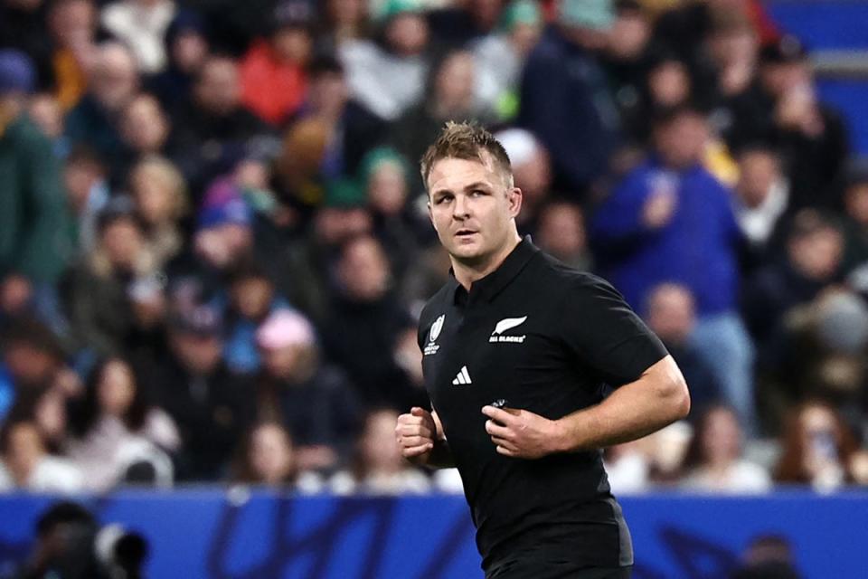 Sam Cane was the first male player to be sent off in a Rugby World Cup final (AFP via Getty Images)