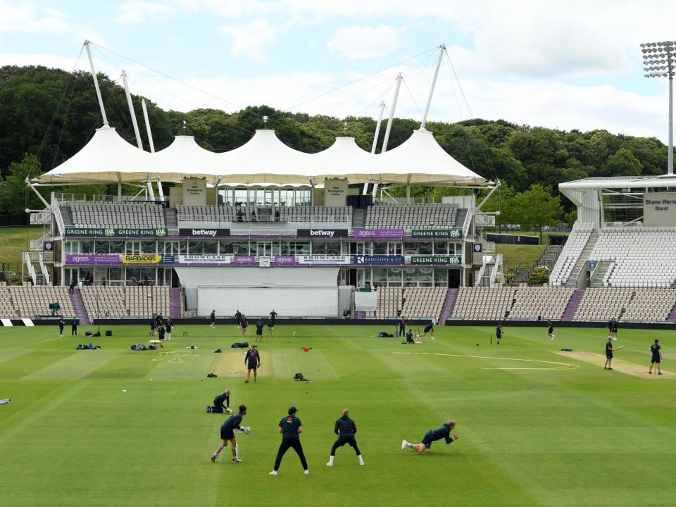 The Ageas Bowl hosts the return of Test cricket: Images
