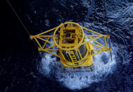 A submersible robot is seen at the Centenario deep-water oil platform in the Gulf of Mexico off the coast of Veracruz, Mexico January 17, 2014. REUTERS/Henry Romero