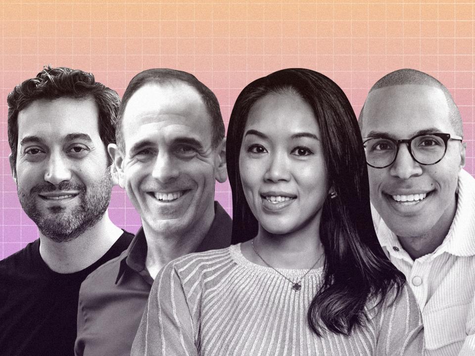 From left to right: Jon Oringer, Keith Rabois, Maggie Vo, Henri Pierre-Jacques.