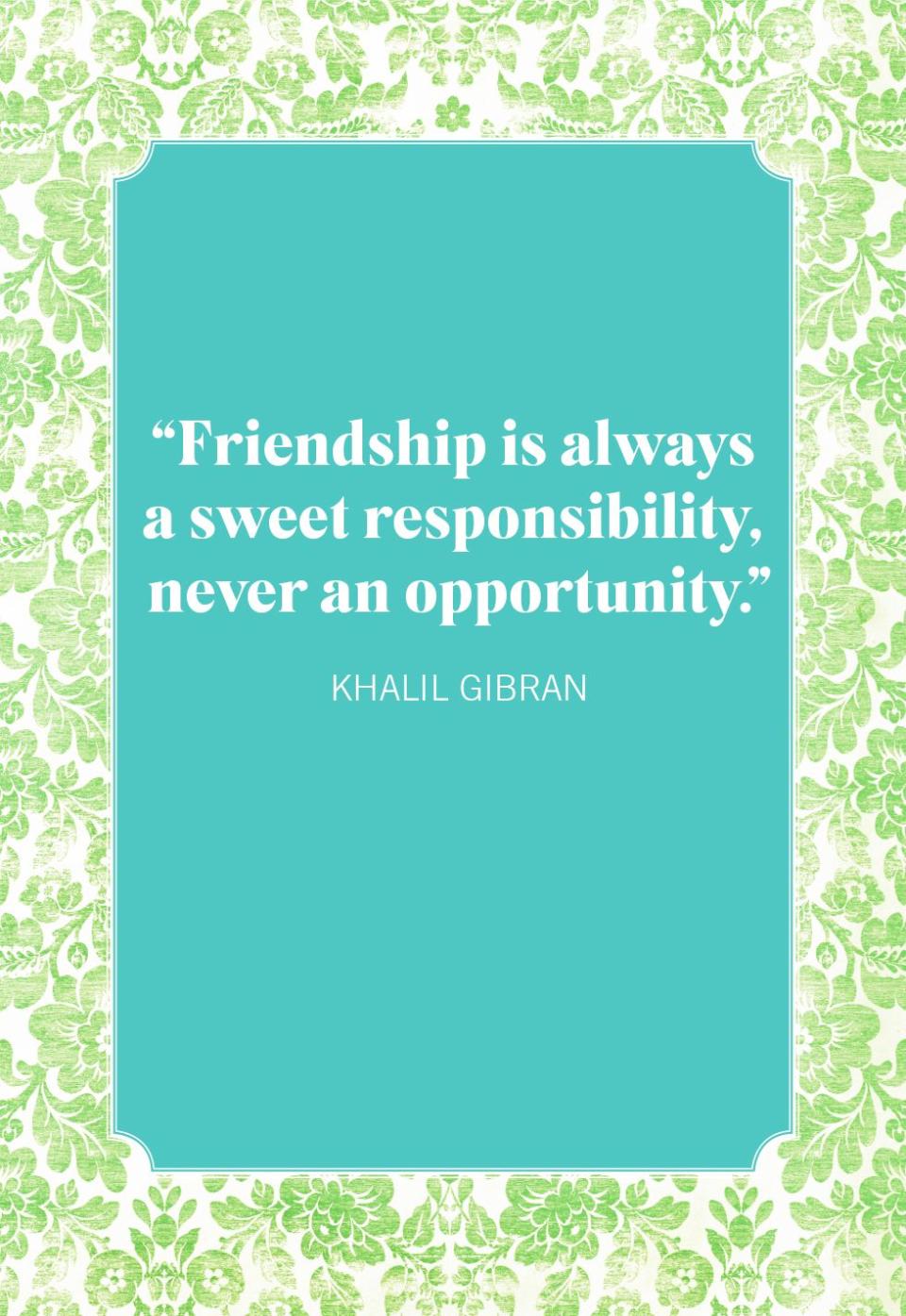 friendship quotes khalil gibran