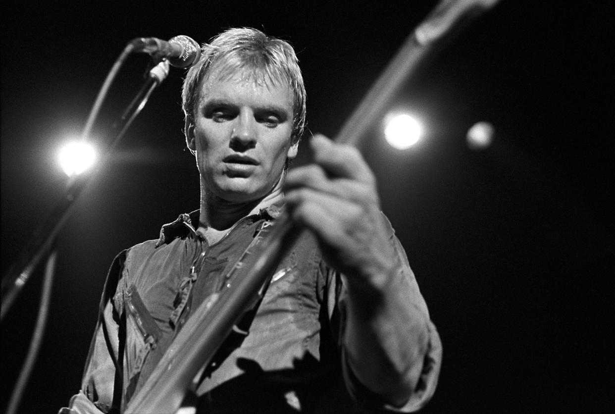 ATLANTA - APRIL 27:   Sting performs with The Police at the Agora Ballroom on April 27, 1979 in Atlanta, Georgia. ( Photo by Tom Hill/Getty Images)