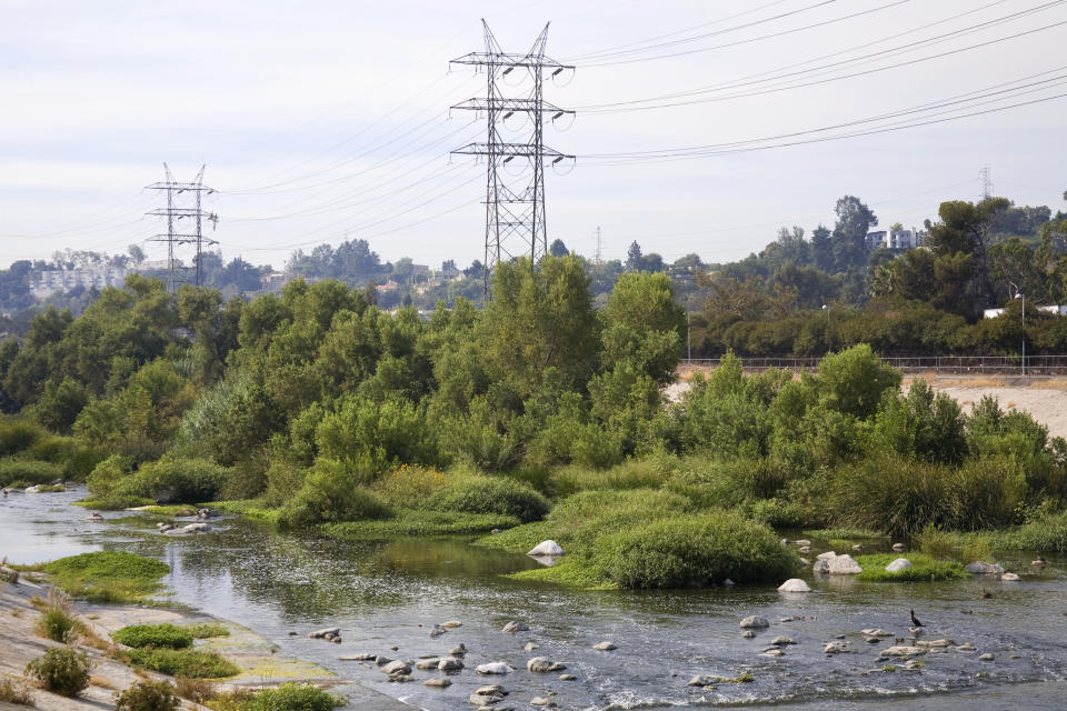 A new augmented reality project from Verizon Media lets people virtually explore the Los Angeles River. (Photo: Getty Images)