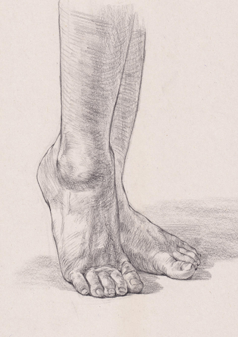 how to draw feet diagrams