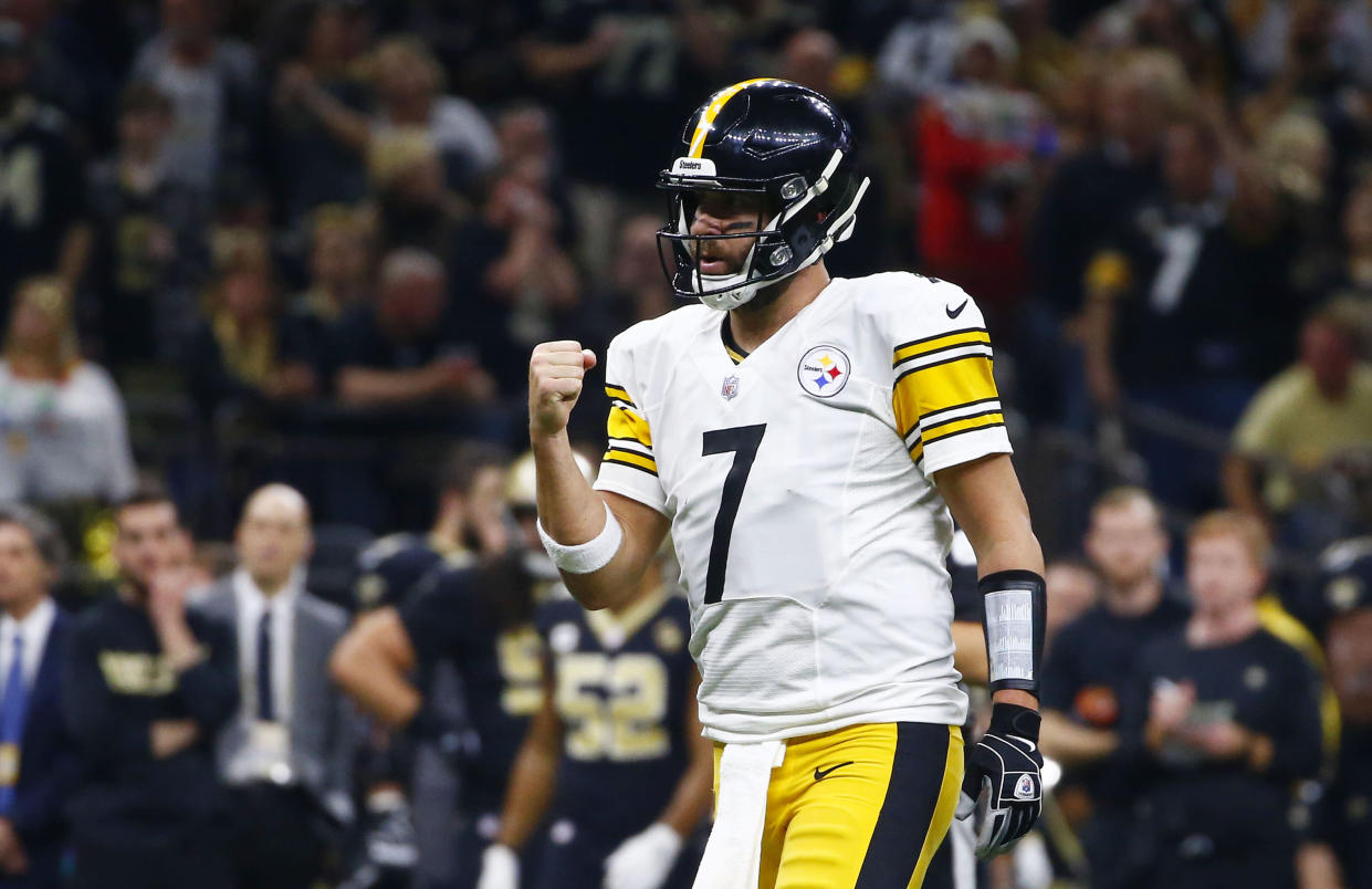 Pittsburgh Steelers quarterback Ben Roethlisberger (7) got an extension worth more than $30 million per season. (AP)