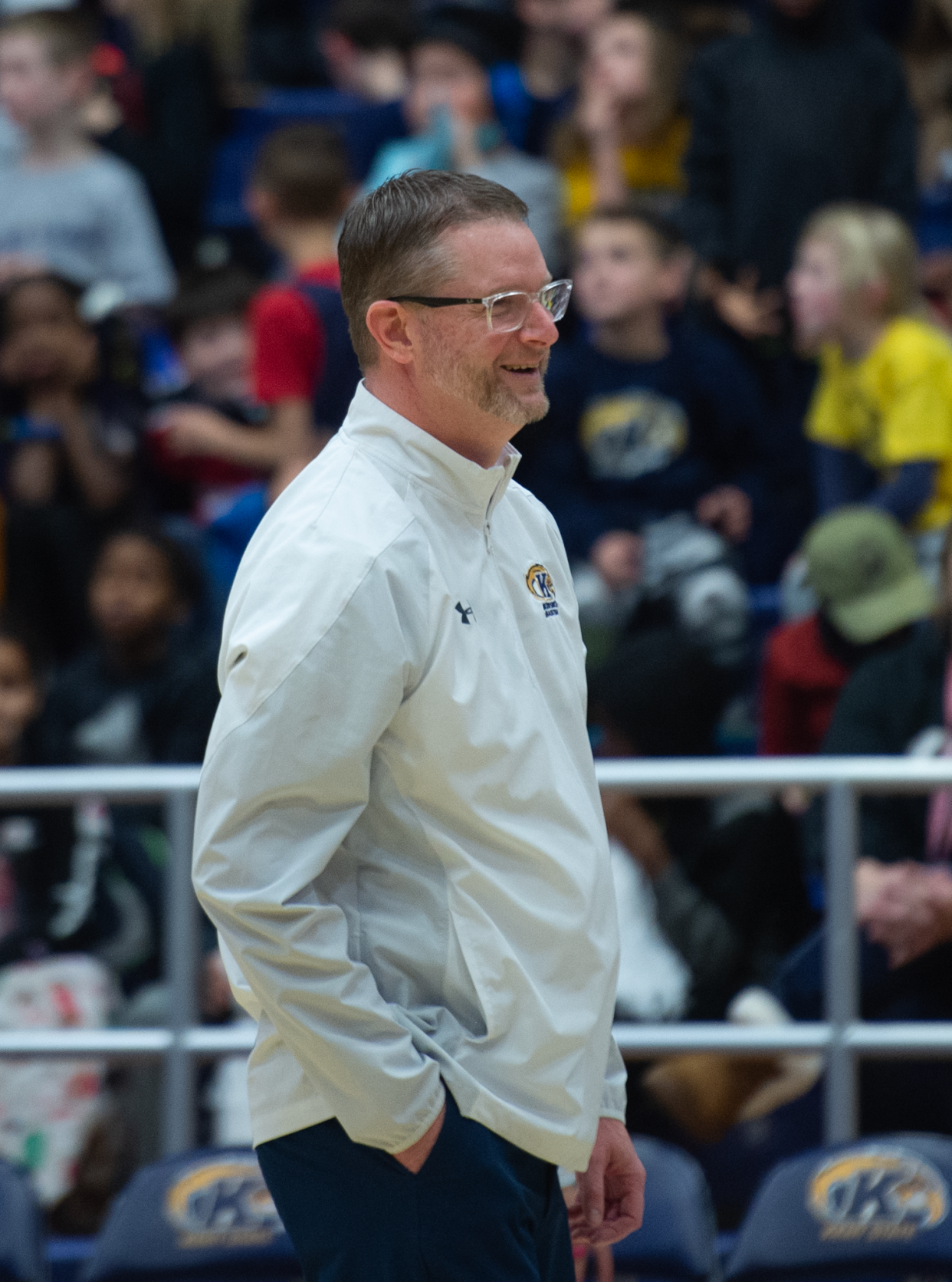 Kent State head coach Todd Starkey during the game.