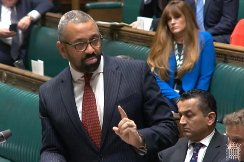 Home Secretary James Cleverly