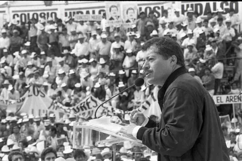 Luis Donaldo Colosio Murrieta, candidato del PRI a la Presidencia de México, asesinado en 1994. Foto: Cuartoscuro/Archivo