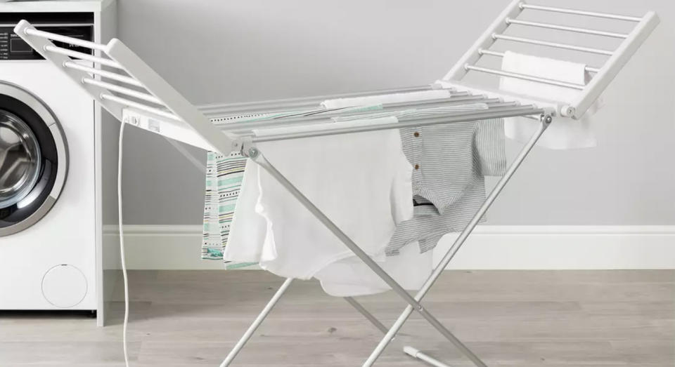 Argos' Heated Electric Indoor Clothes Airer has received glowing reviews to make your laundry days easier.  (Argos)