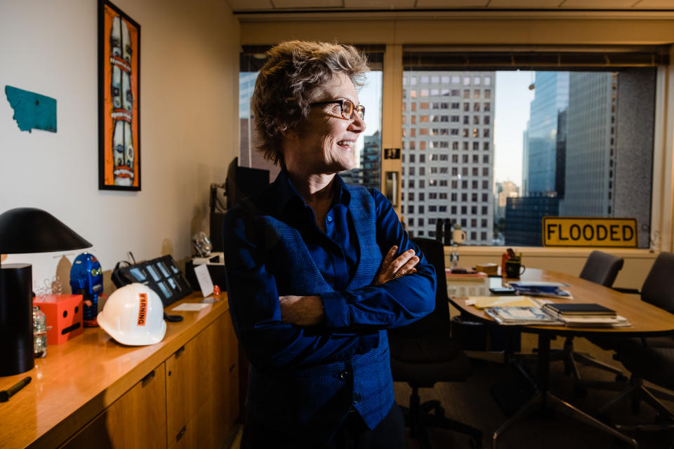 SAN FRANCISCO, CA - JANUARY 10:  Mary Daly, president of the San Francisco Federal Reserve Bank, poses for a photograph. (Photo by Nick Otto for the Washington Post)