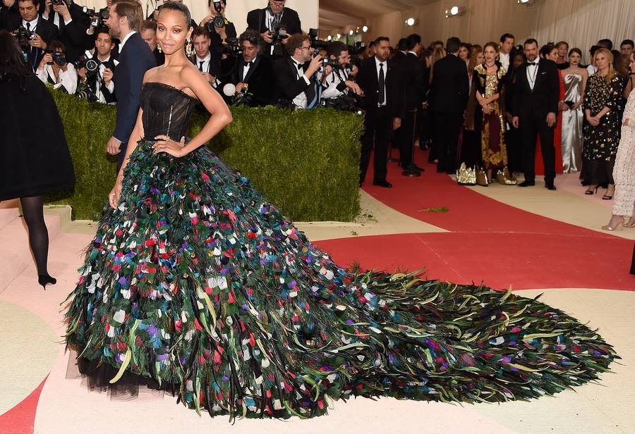 Twitter Goes Ballistic Over Katy Perry's Met Gala Dress. Only Problem: It Was Zoe Saldana.