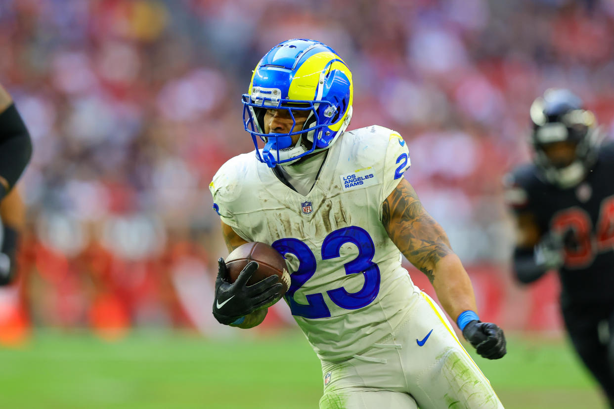 Los Angeles Rams running back Kyren Williams (23) 