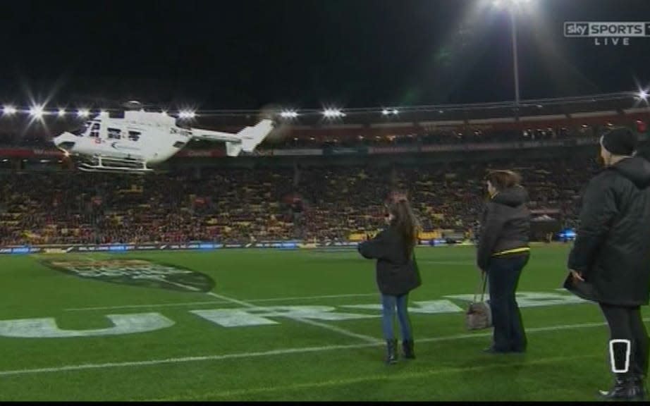 Helicopter - Credit: Sky Sports