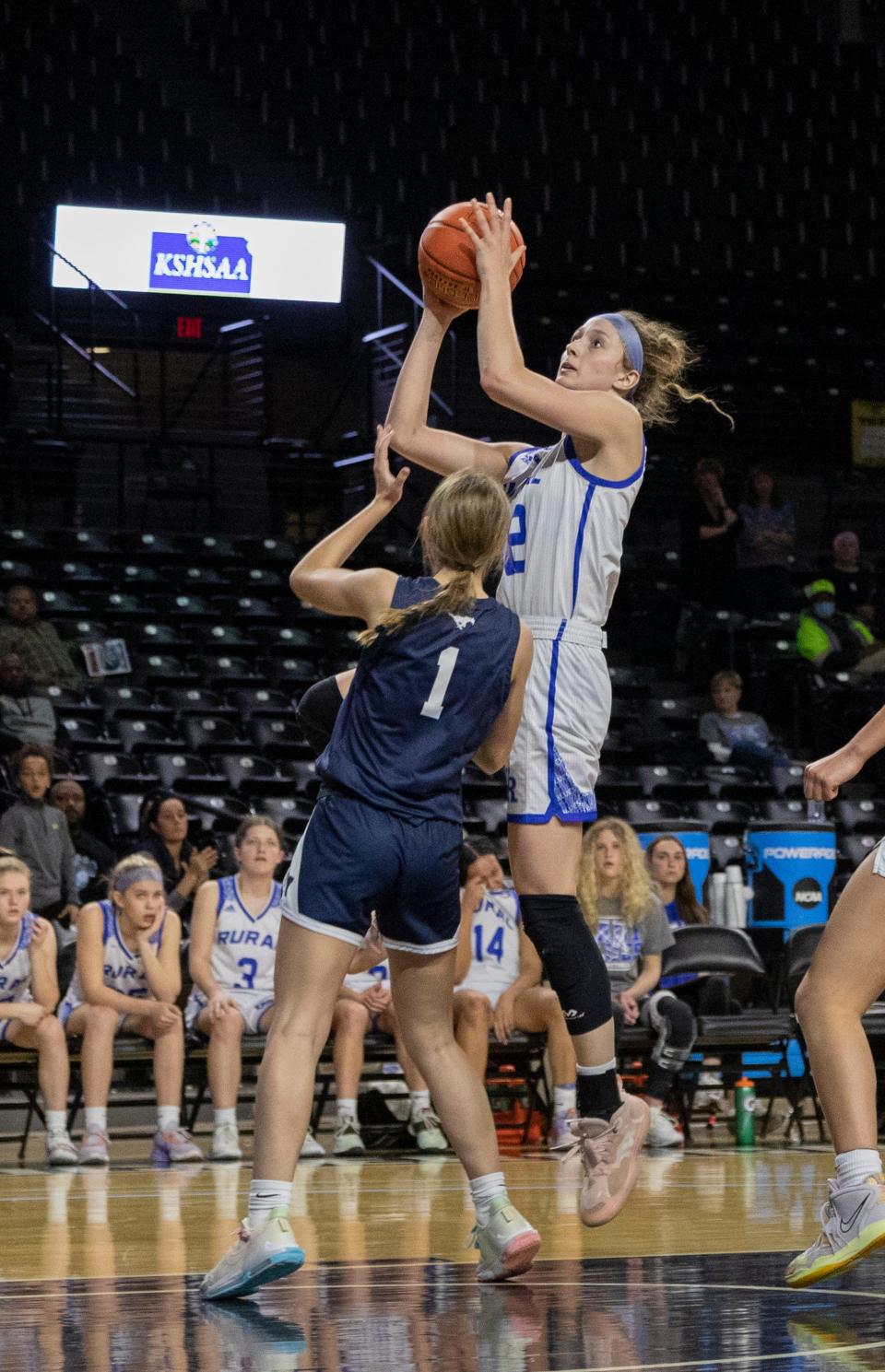 Washburn Rural's Brooklyn DeLeye helped lead her team back to the 6A state title game for the second year in a row. DeLeye was a first team All-League Centennial League player as well as the league's Player of the Year.