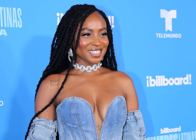 <p>Mezcalent</p> Goyo en la alfombra del evento Billboard Mujeres Latinas en la MÃºsica (Telemundo), que celebra a las artistas, ejecutivas y creativas latinas que trabajan de manera proactiva por la inclusiÃ³n y la paridad de gÃ©nero en la industria/Miami, 7 de mayo 2023.