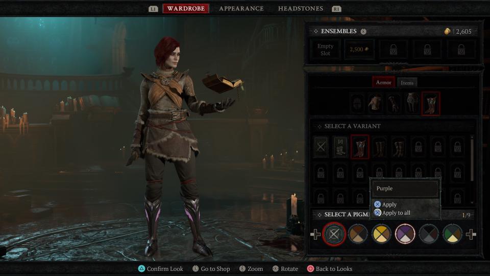 Diablo 4 transmog UI