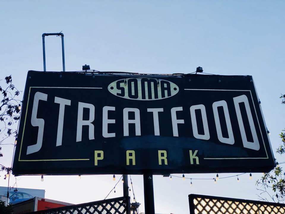 <b>Photo: Ann S./<a href="https://www.yelp.com/biz_photos/soma-streat-food-park-san-francisco?utm_campaign=c3ec05ef-7eb3-4acd-8d37-5f477796387a%2Ced2f6039-2d4f-47ca-a605-f6319cf97ac8&utm_medium=81024472-a80c-4266-a0e5-a3bf8775daa7" rel="nofollow noopener" target="_blank" data-ylk="slk:Yelp;elm:context_link;itc:0;sec:content-canvas" class="link ">Yelp</a></b>