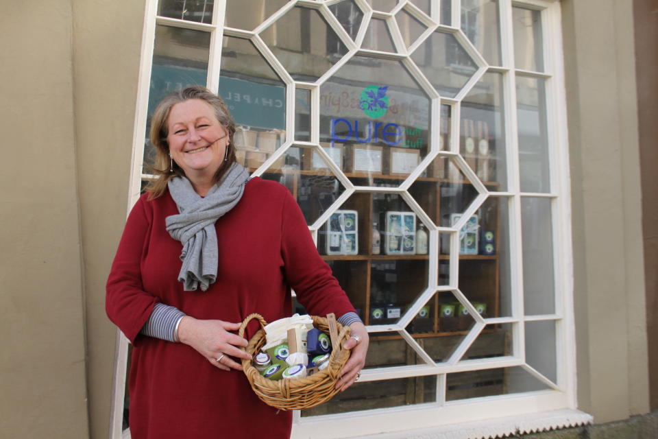 Emily Kavanaugh, owner of Pure Nuff Stuff in Penzance.  (Photo: Anna Turns)