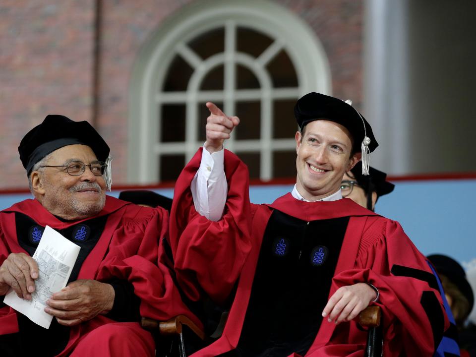 mark zuckerberg commencement harvard