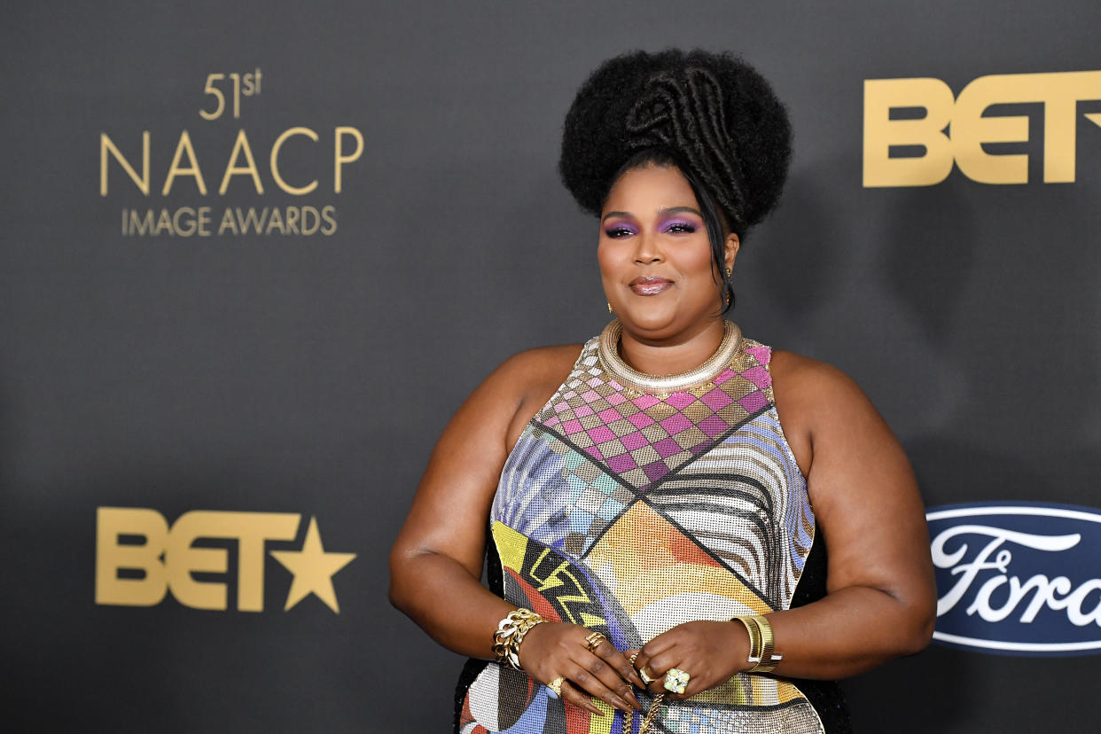 PASADENA, CALIFORNIA - FEBRUARY 22: Lizzo attends the 51st NAACP Image Awards, Presented by BET, at Pasadena Civic Auditorium on February 22, 2020 in Pasadena, California. (Photo by Frazer Harrison/Getty Images)
