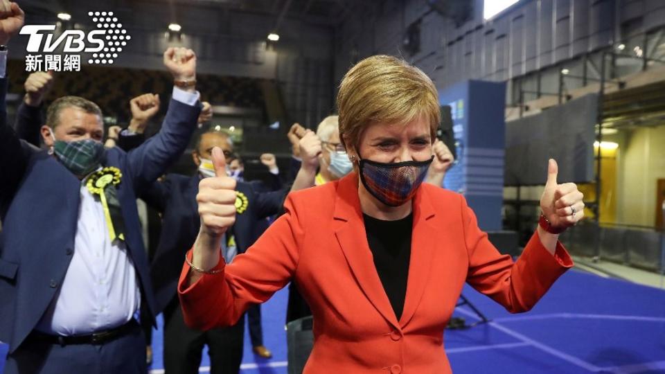 蘇格蘭民族黨黨魁施特金誓言將再推蘇格蘭獨立公投。（圖／達志影像路透社）