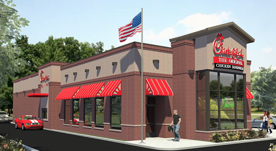 The new Hendersonville, N.C., Chick-fil-A.