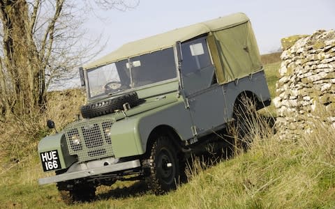 HUE 166 - world's oldest Land Rover