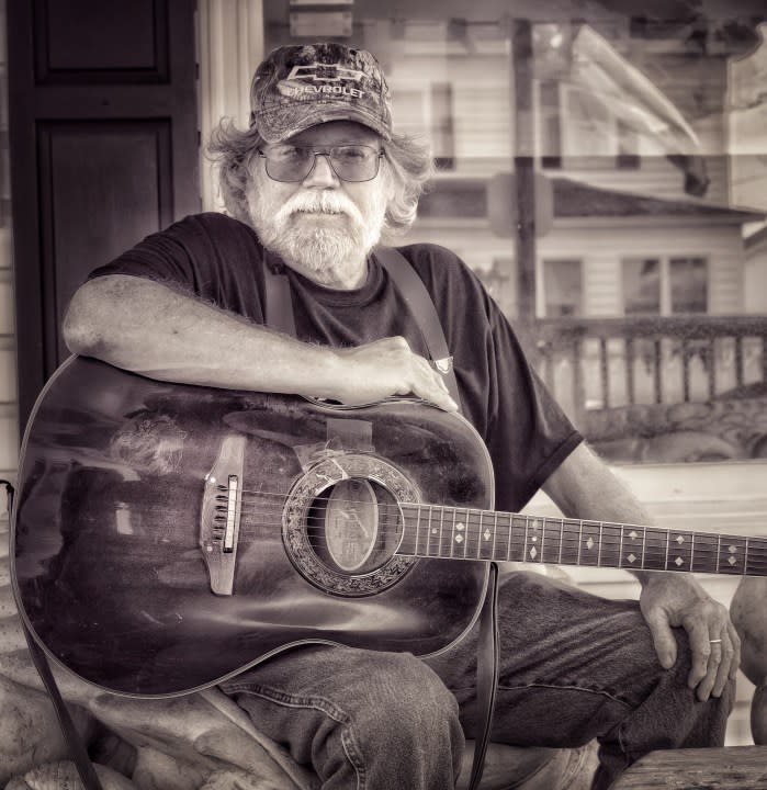 Tangier Island Musician Davy Crockett (Photo courtesy: Tom Schaad/WAVY)