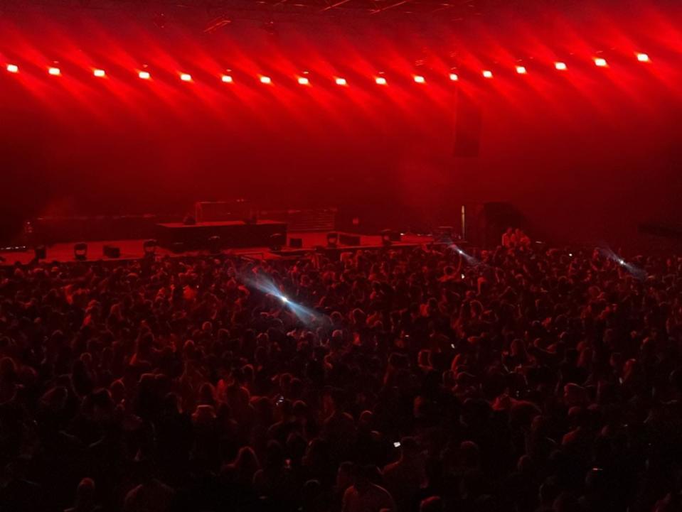 Concert crowd at the Brooklyn Mirage