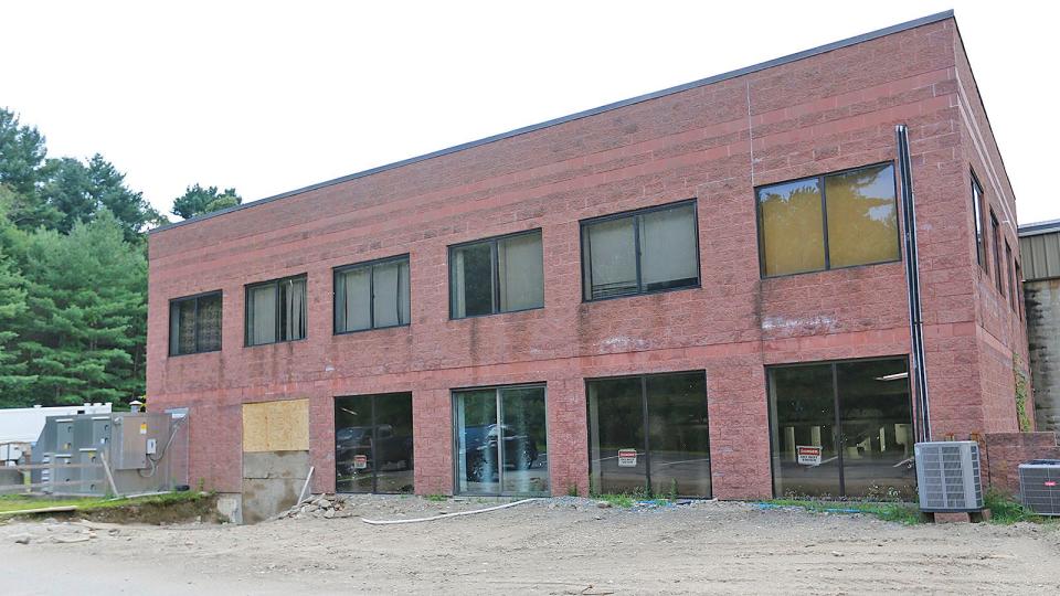 The closed Hanover Wellness Center building at 20 East St. in Hanover on Monday, July 31, 2023. The building was home to a number of businesses and a day care center.