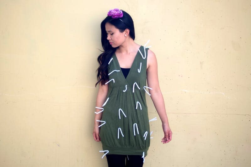 DIY Cactus Halloween Costume