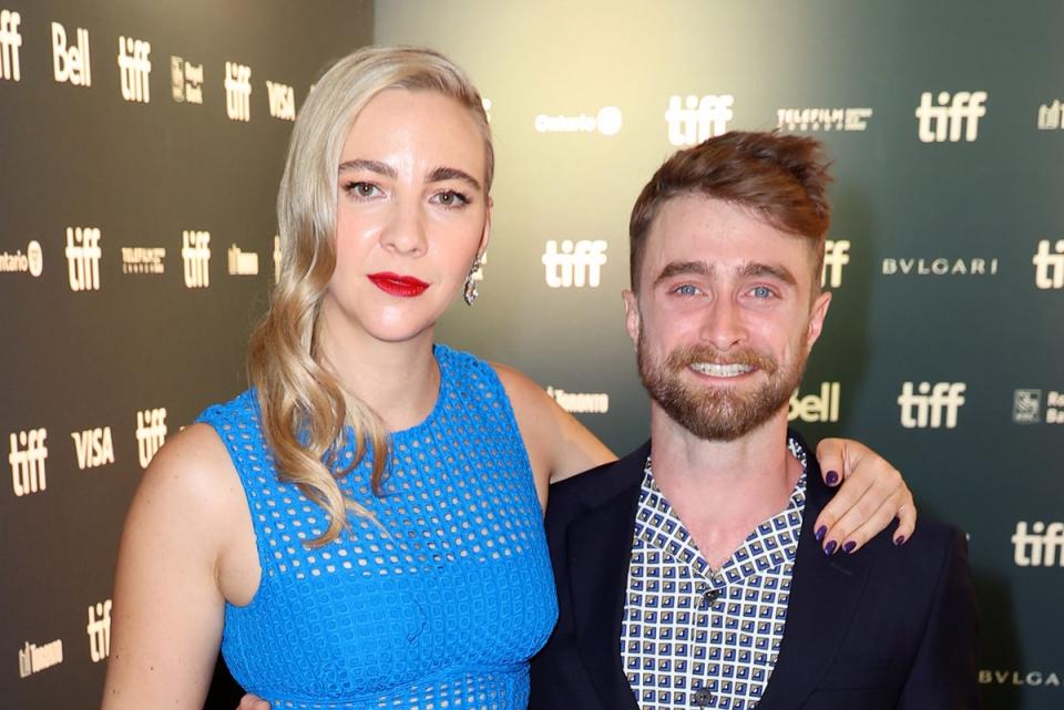 Radcliffe pictured with girlfriend Erin Darke (Getty Images)