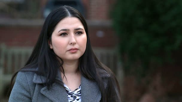 PHOTO: Negin Khpolwak, Afghanistan's first female music conductor, fled her home country after the Taliban took power in 2021 and banned music. (ABC News)