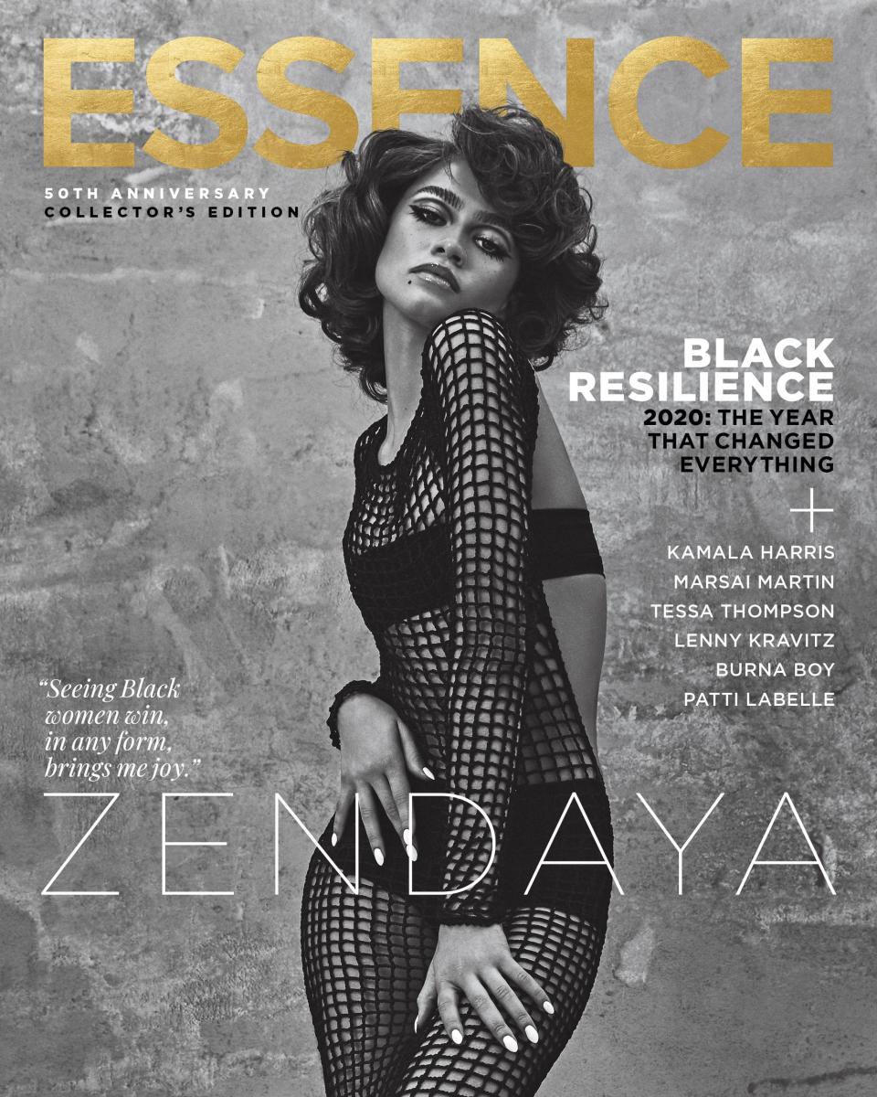 Zendaya in Commando’s Classic High-rise Panty on Essence’s 50th anniversary cover. - Credit: Courtesy Photo