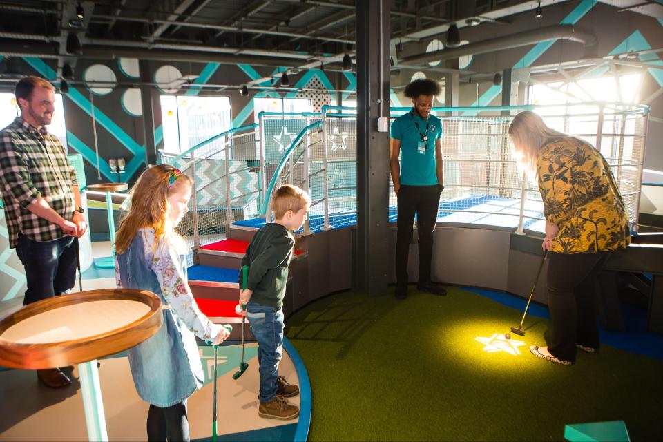 <p>The leisure firm launched family-focused mini-golf offering Puttstars in March 2020 in a bid to disrupt the market</p> (Hollywood Bowl)