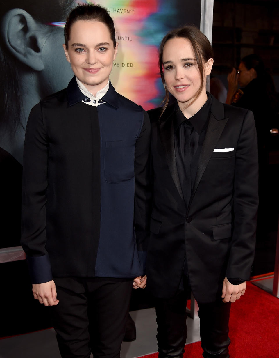 <p>Ellen Page is married! "Can't believe I get to call this extraordinary woman my wife,” the <em>Flatliners </em>actress wrote on <a rel="nofollow noopener" href="https://www.instagram.com/emmaportner/" target="_blank" data-ylk="slk:Instagram;elm:context_link;itc:0;sec:content-canvas" class="link ">Instagram</a> on Jan. 3, tagging her new fiancée, Emma Portner. A representative for Page confirmed the happy news to PEOPLE. The post also included a photo of Page and Portner's hands, complete with wedding bands, touching against a white background.</p>