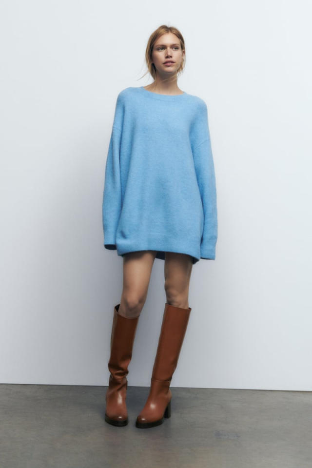 El jersey 'oversize' de Zara que puedes llevar como vestido en otoño