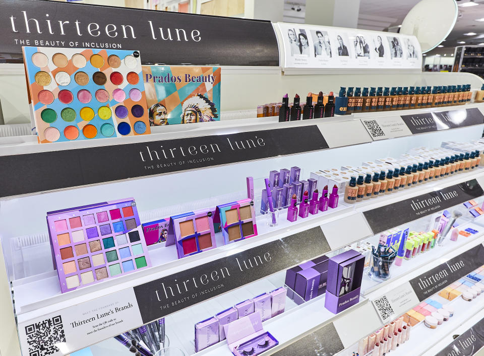Penney’s has an exclusive partnership with Thirteen Lune for its new beauty departments.