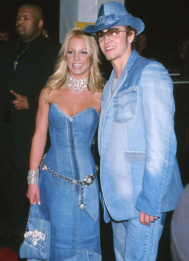 Britney Spears and Justin Timberlake in 2001.