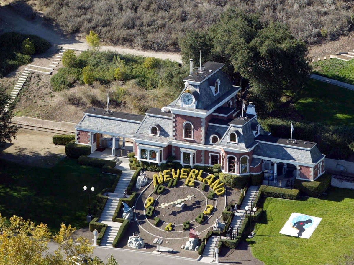 The ups and down of Neverland Ranch in California mirrored owner Michael Jackson’s rollercoaster life  (Rex Features)