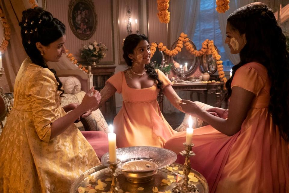 The series gave several subtle nods to south Asian culture and heritage throughout its second season (LIAM DANIEL/NETFLIX)