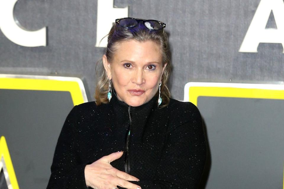 Carrie Fisher died from a heart attack in 2016 (Getty Images)