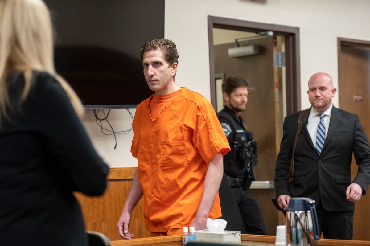 University of Idaho murders suspect Bryan Kohberger in court in May (@Daily News)