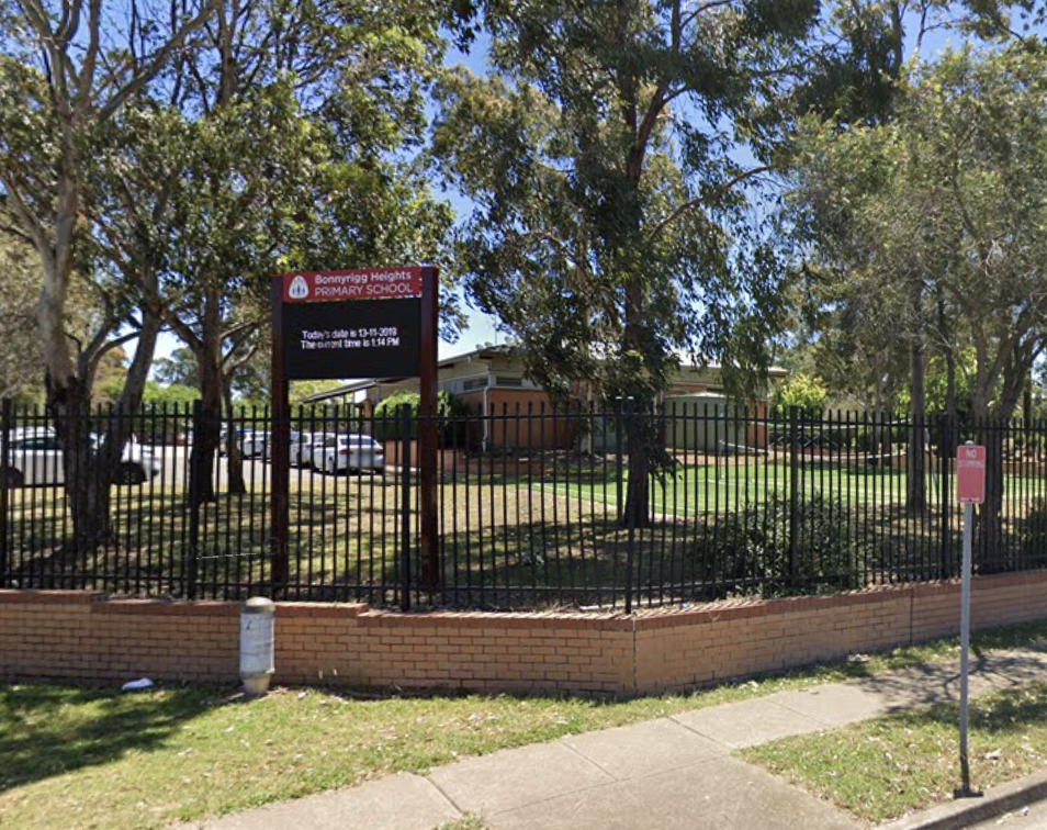 Pictured is Bonnyrigg Heights Public School