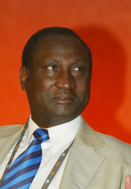 In December, three top Athletics Kenya officials including president Isaiah Kiplagat, pictured on August 20, 2003, were suspended by the IAAF ethics Commission for alleged corruption and covering up doping