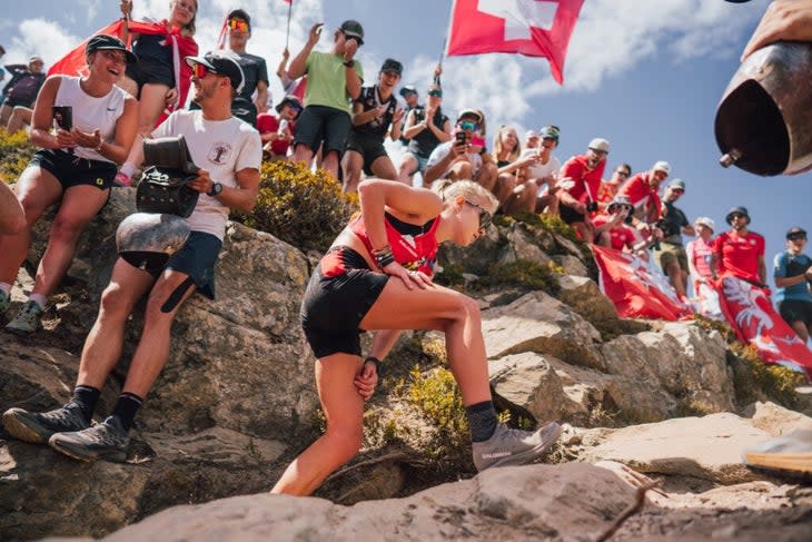 Sophia Laukli running Sierre-Zinal