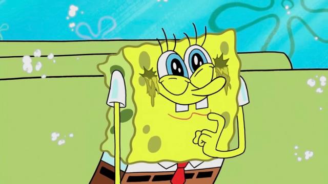 spongebob super happy